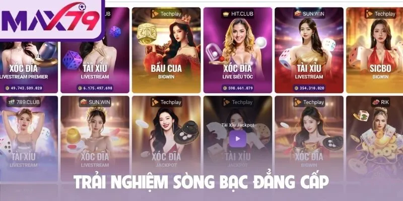 Trải nghiệm sòng bạc đẳng cấp